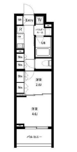 セジョリ高井戸　304号室　間取り