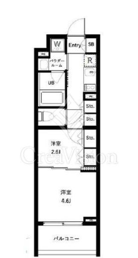 セジョリ高井戸　405号室　間取り
