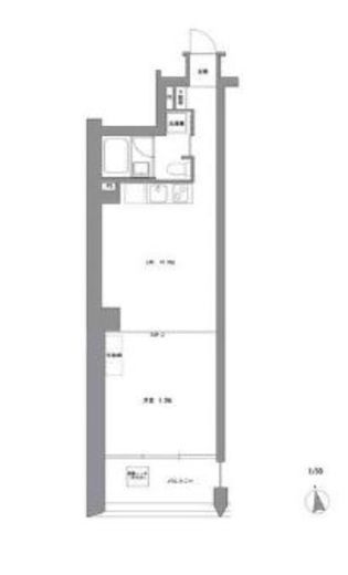 LUXENA HIGASHI-KOENJI (ラグゼナ東高円寺)　203号室　間取り