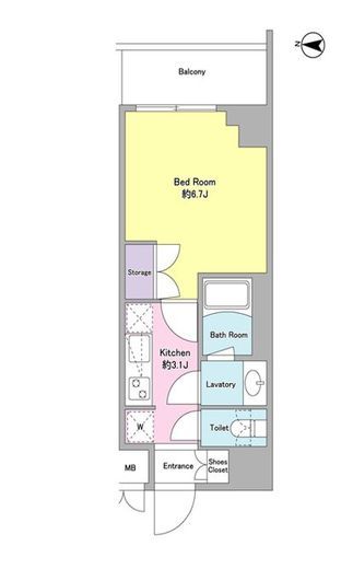 サイクラメント鷺宮　301号室　間取り