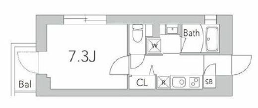 グランデュオ西荻窪 (GranDuo Nishiogikubo)　101号室　間取り