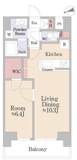 ENYA (エンヤ)　503号室　間取り