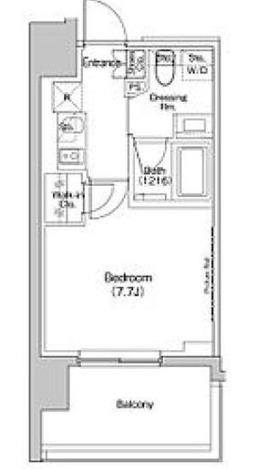ザ・パークハビオ上北沢　301号室　間取り