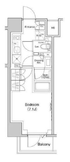 ザ・パークハビオ中野富士見町ガーデン　301号室　間取り