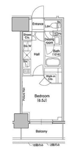 ブリリアンクラス高円寺　705号室　間取り