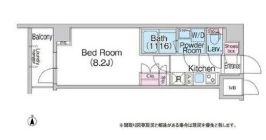 コンフォリア成増　108号室　間取り