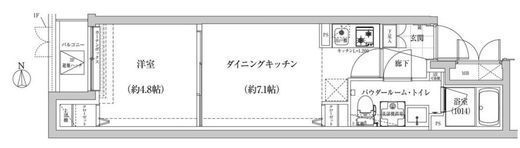 パティーナ中野　304号室　間取り