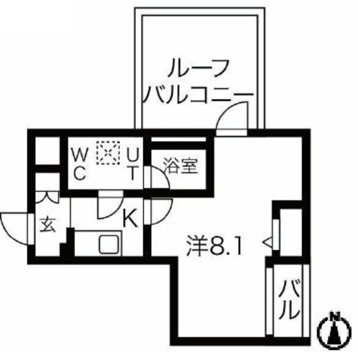パティーナ中野　406号室　間取り