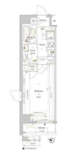 ルクレ高円寺アジールコート　101号室　間取り