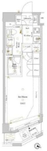 ルクレ高円寺アジールコート　702号室　間取り