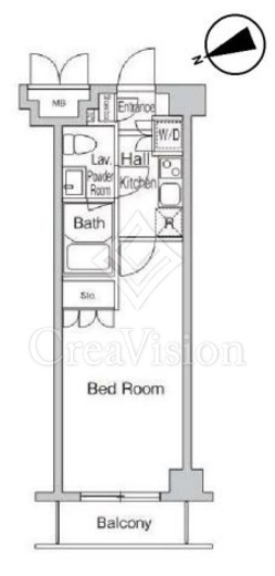 プライムアーバン西荻窪Ⅱ　405号室　間取り