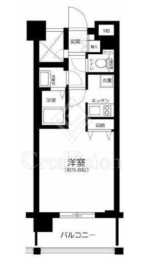 ステージファースト中野駅前　402号室　間取り