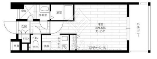 ステージファースト中野駅前　303号室　間取り