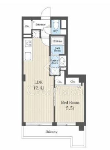 ナイスアーバン新中野　204号室　間取り