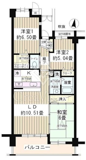 めいきゅう館　102号室　間取り