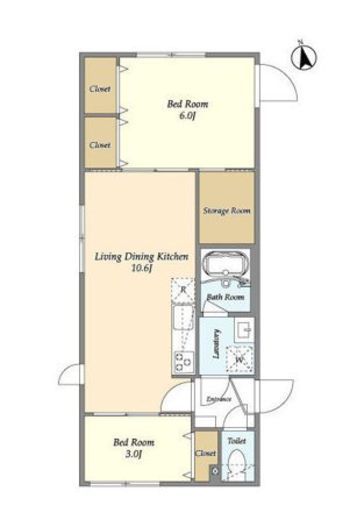 ウェルスクエア永福町　203号室　間取り