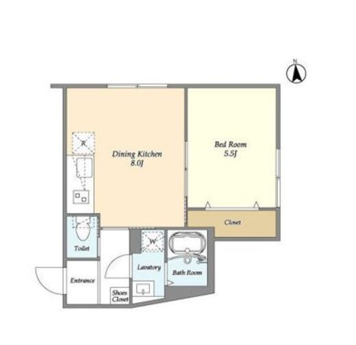 ウェルスクエア永福町　401号室　間取り