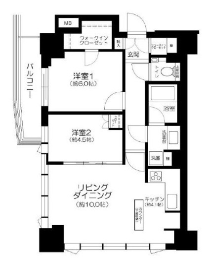 シティタワー大泉学園　1705号室　間取り