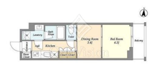 ARKMARK高円寺 (アークマーク高円寺)　405号室　間取り