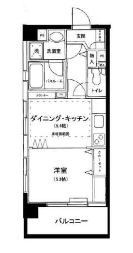 ライオンズシティ中野　202号室　間取り