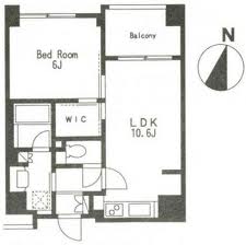 レジディア日本橋浜町　704号室　間取り
