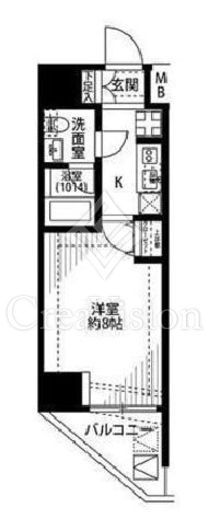 プレール・ドゥーク高円寺2　1001号室　間取り