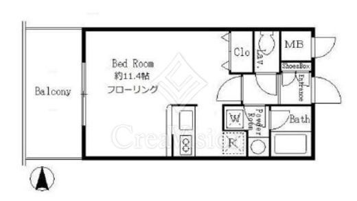 サンクレール高井戸　905号室　間取り