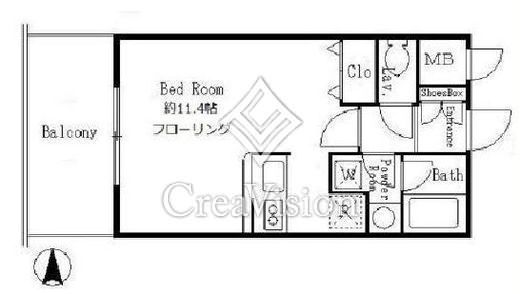 サンクレール高井戸　505号室　間取り