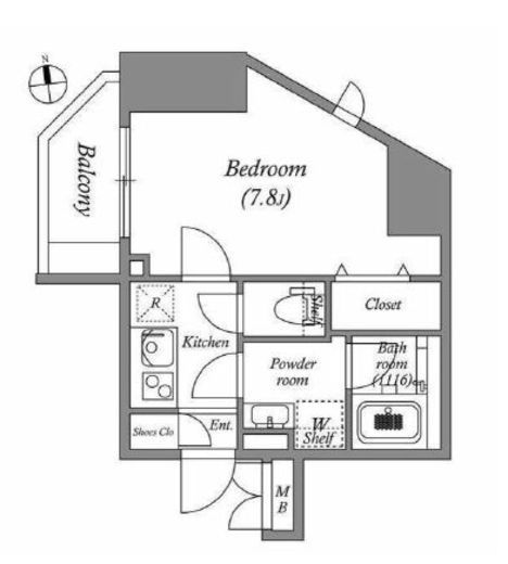 オーパスホームズ大泉学園Ⅰ　803号室　間取り