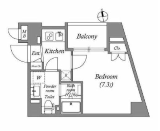 オーパスホームズ大泉学園Ⅱ　303号室　間取り