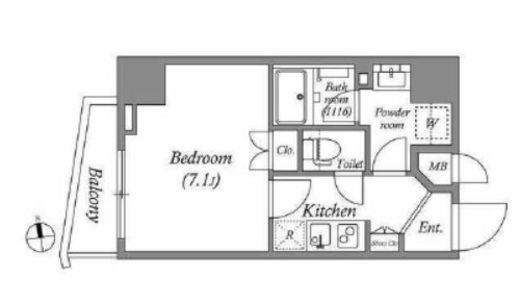 オーパスホームズ大泉学園Ⅱ　502号室　間取り