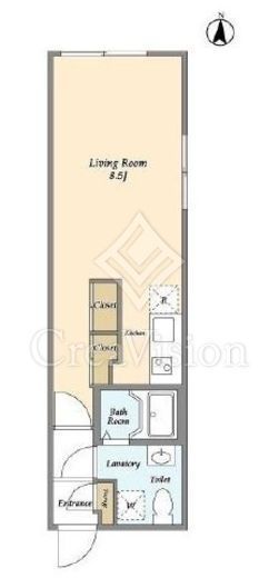 KDXレジデンス阿佐ヶ谷Ⅱ　204号室　間取り