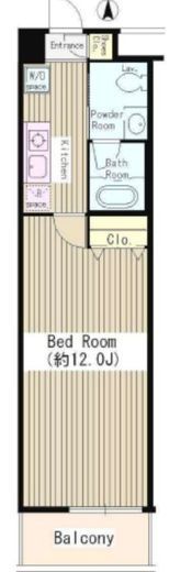 RESIDENCE SATSUMA　203号室　間取り