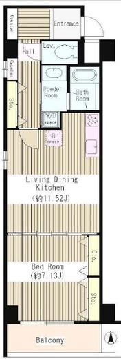 RESIDENCE SATSUMA　307号室　間取り