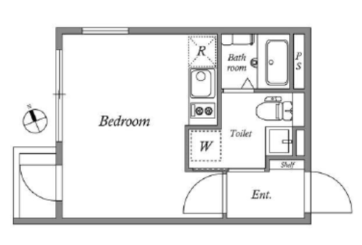 GRAN PASEO荻窪 (グランパセオ荻窪)　201号室　間取り