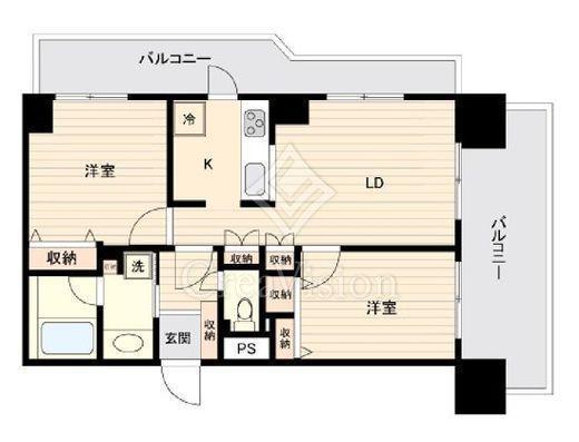 ドゥーエ練馬　507号室　間取り