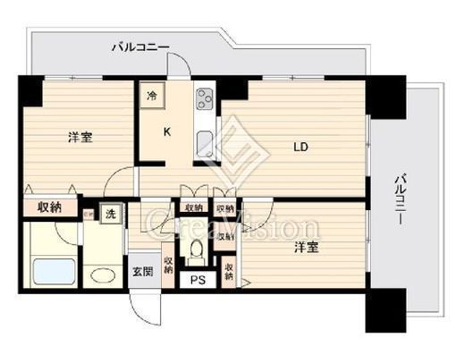 ドゥーエ練馬　707号室　間取り