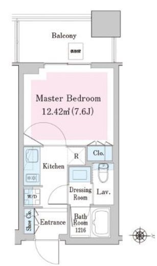 中野ステーションレジデンス　515号室　間取り