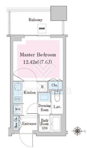 中野ステーションレジデンス　415号室　間取り