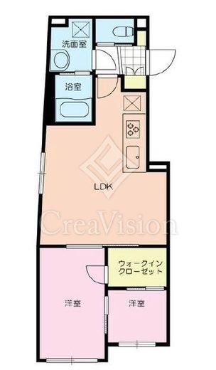 ウェルスクエア高井戸東　101号室　間取り