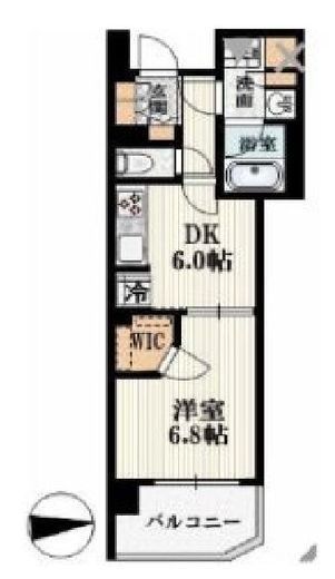 アトラス方南ビレッジ　306号室　間取り