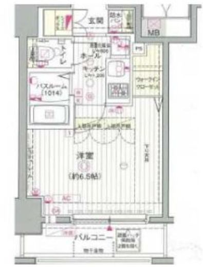 エステムプラザ品川駅前5th Avenue　701号室　間取り