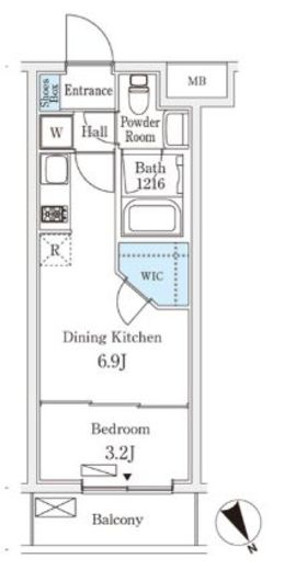 Ville Grace 永福町　202号室　間取り