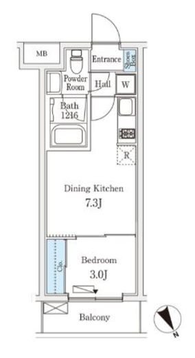 Ville Grace 永福町　301号室　間取り