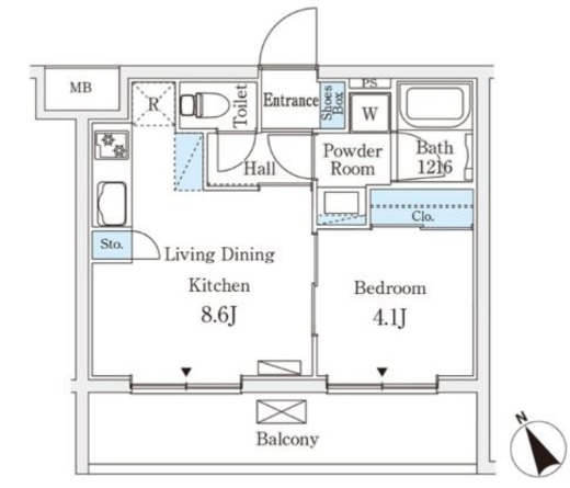 Ville Grace 永福町　308号室　間取り
