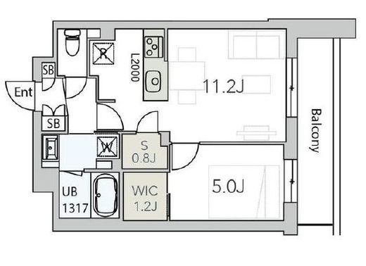 GranDuo西荻窪2　302号室　間取り