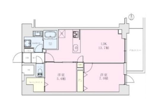 向山ガーデンレジデンス　402号室　間取り