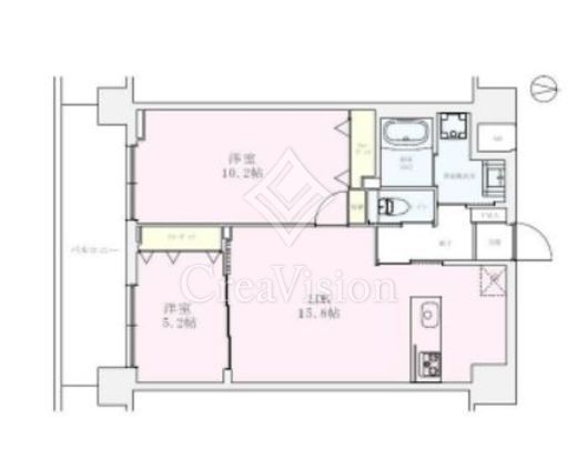向山ガーデンレジデンス　905号室　間取り
