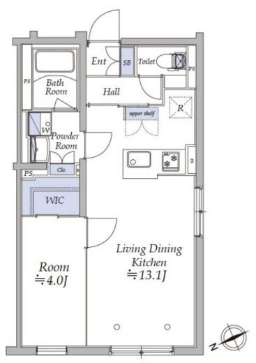 アトリオフラッツ中野新井薬師　304号室　間取り