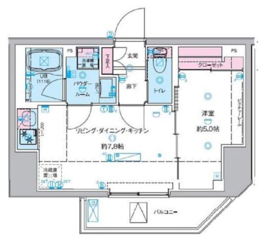 ジェノヴィア桜上水Ⅱ　305号室　間取り